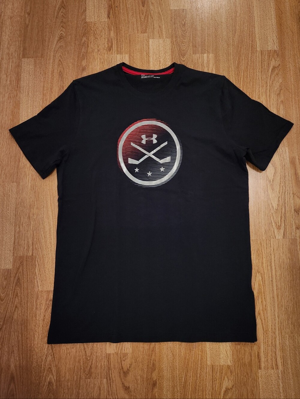 Under Armour Hockey Heatgear Loose Short Sleeve Tee Black Medium